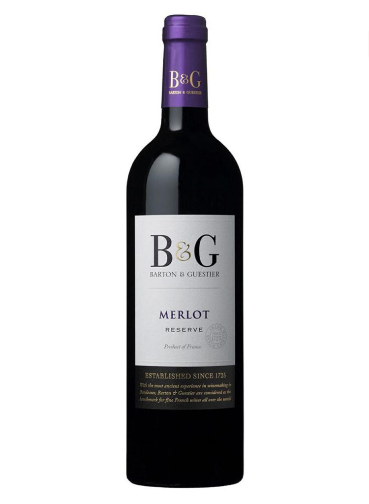 BARTON & GUESTIER RESERVE MERLOT RED WINE (750 Ml)