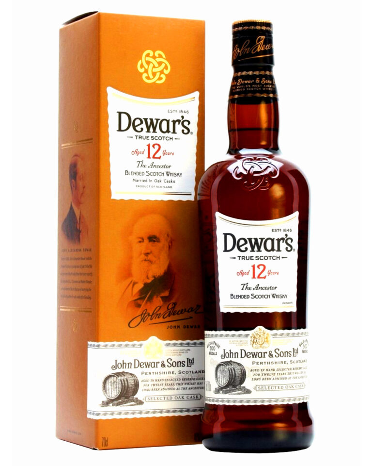 DEWAR'S AGED 12 YEARS BLENDED SCOTCH WHISKY (750 ml)