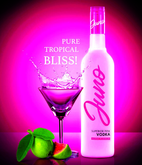 JUNO PREMIUM PINK VODKA 180 Ml 