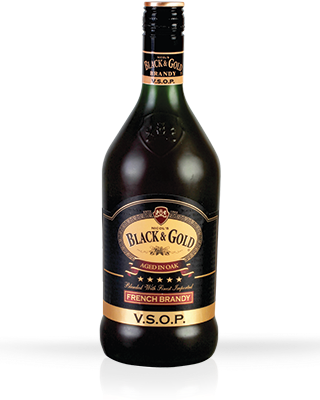 NICOL'S BLACK & GOLD FRENCH BRANDY VSOP